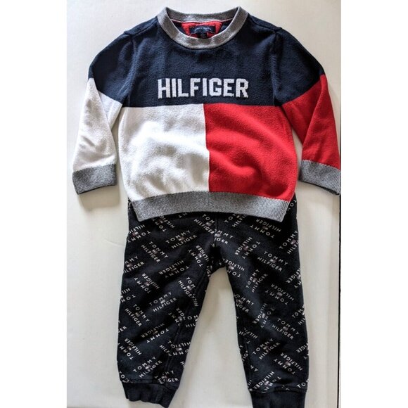 Lot Of 5 Tommy Hilfiger Toddler's Size 2-3T Jacket Tops Pants Cotton Knit - Picture 4 of 12
